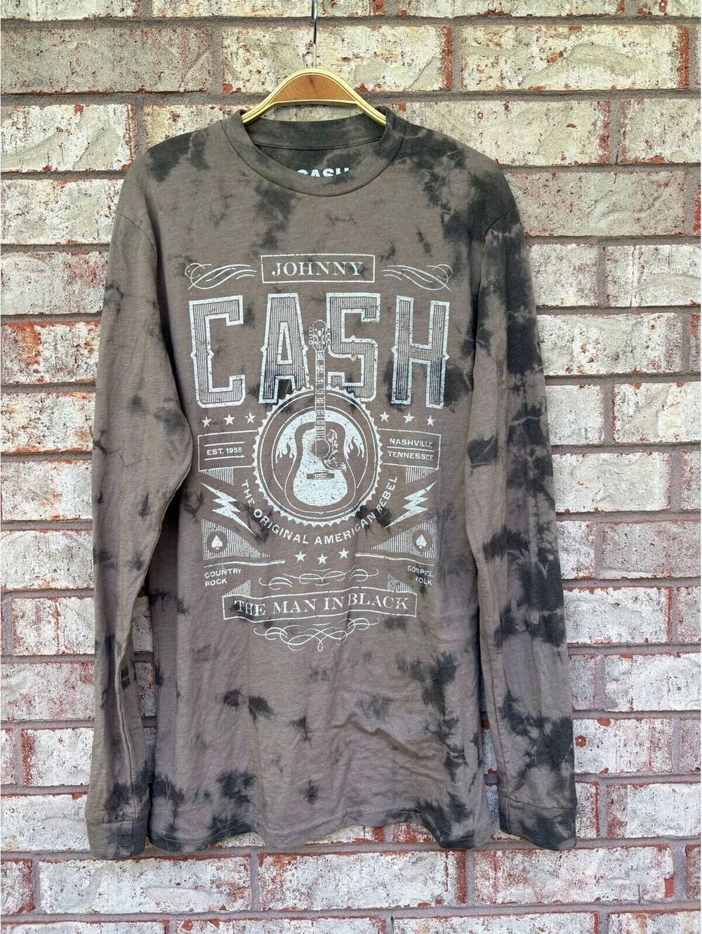 Johnny Cash Shirt Men's Country Rock Nashville Tennessee Original Rebel Size M